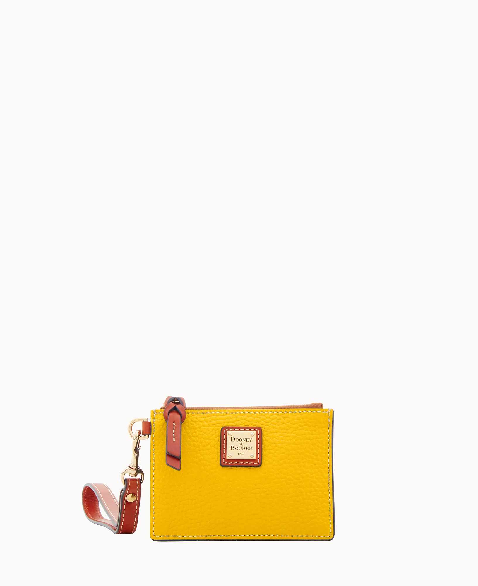 Pebble Grain Zip Top Card Case Wristlet - Image 120