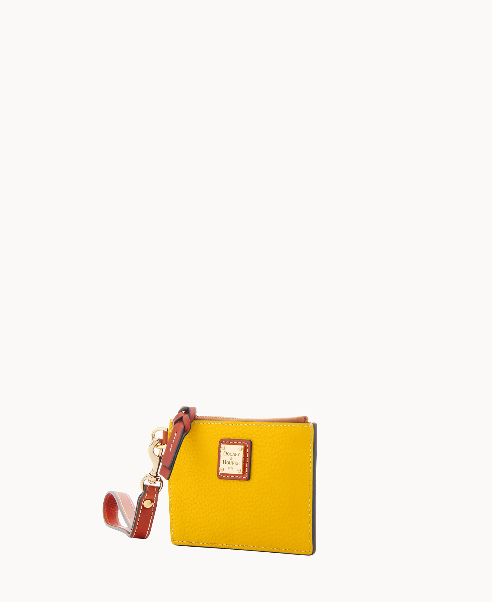 Pebble Grain Zip Top Card Case Wristlet - Image 121