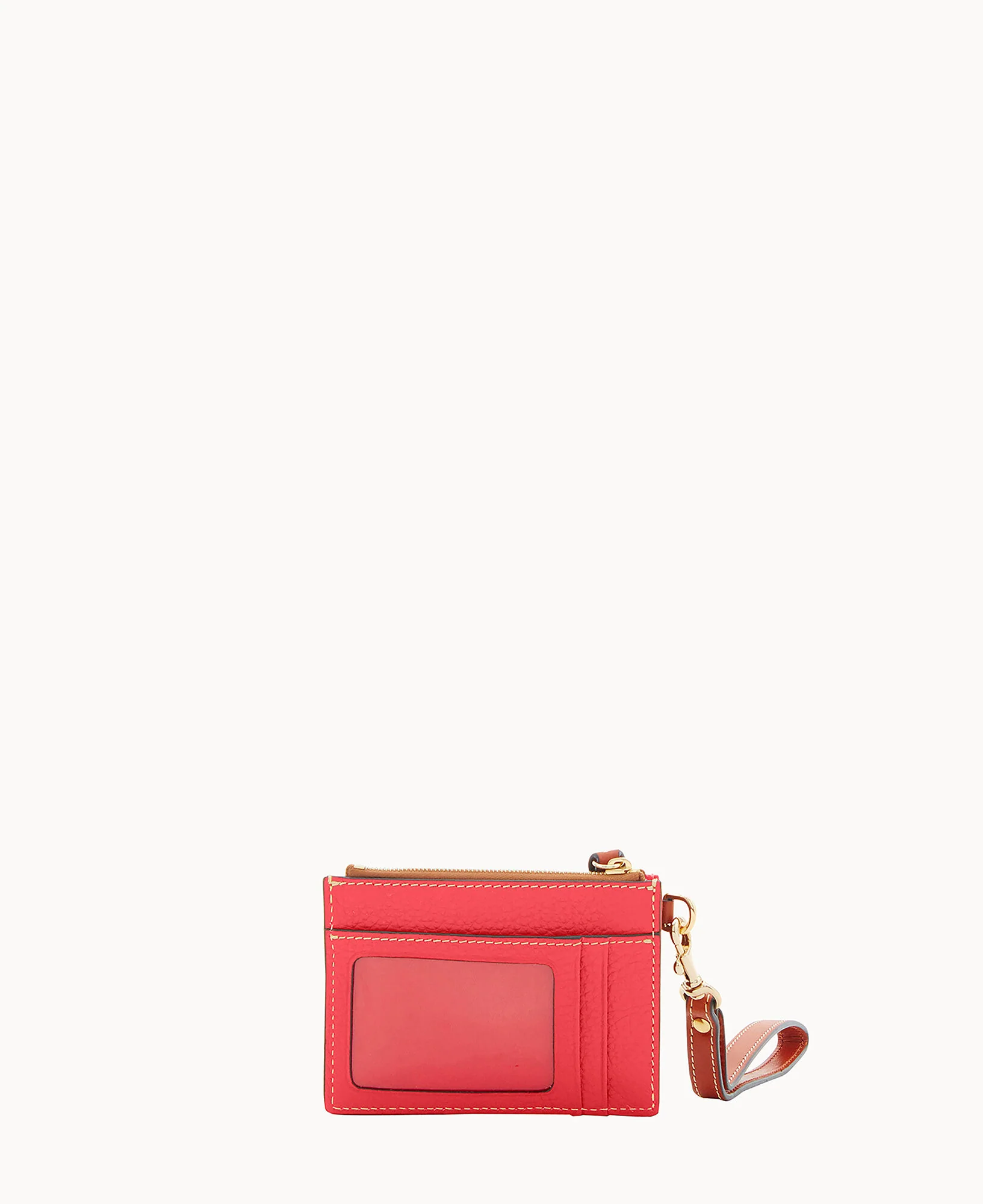 Pebble Grain Zip Top Card Case Wristlet - Image 135
