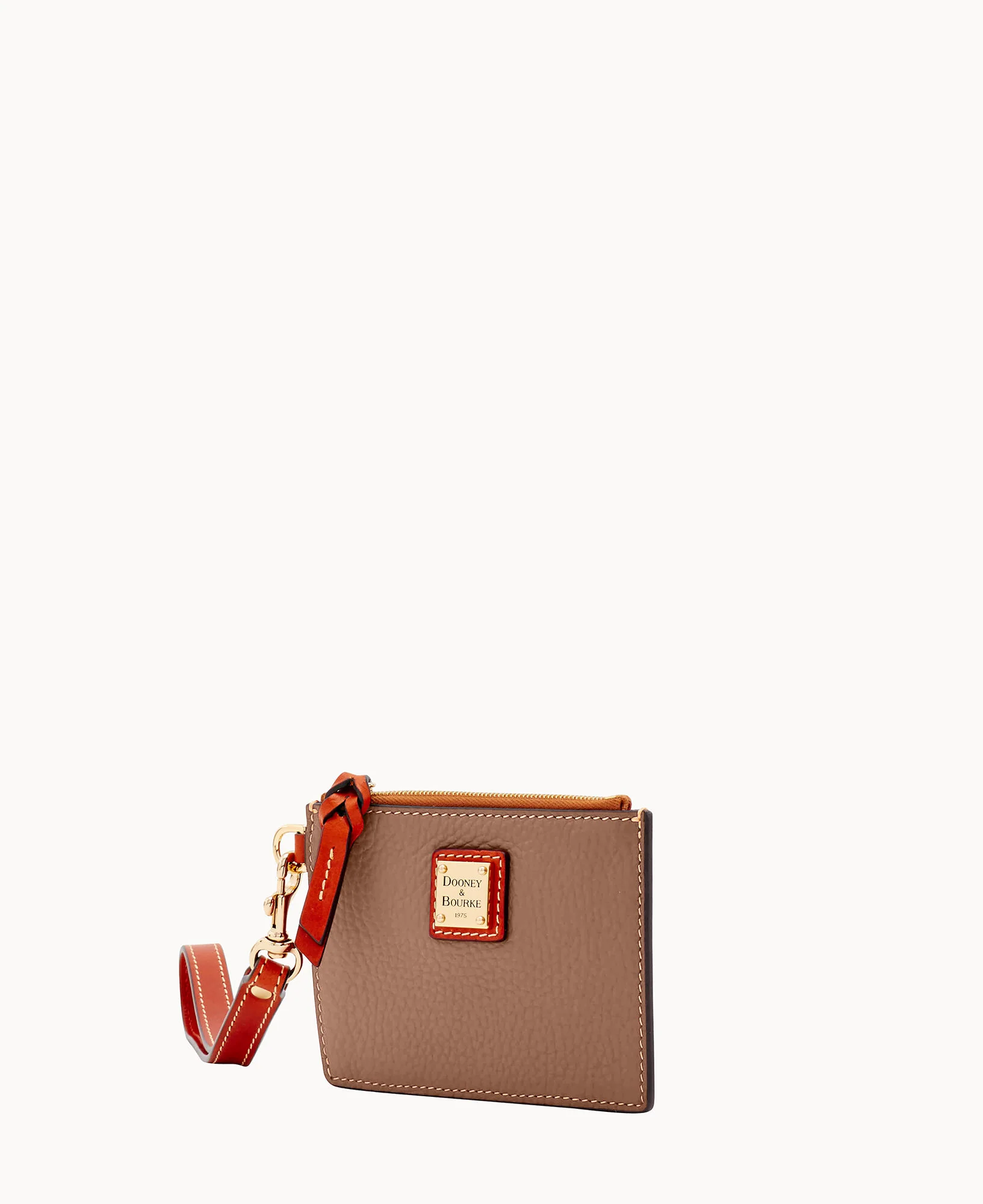 Pebble Grain Zip Top Card Case Wristlet - Image 150