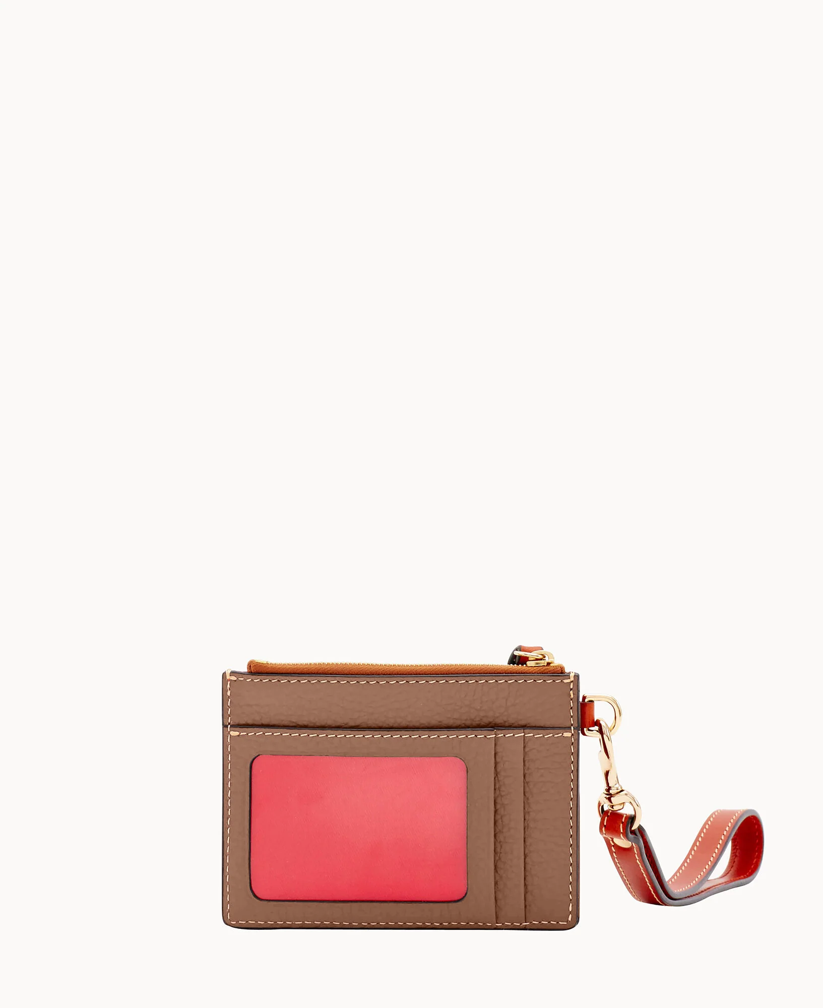 Pebble Grain Zip Top Card Case Wristlet - Image 152