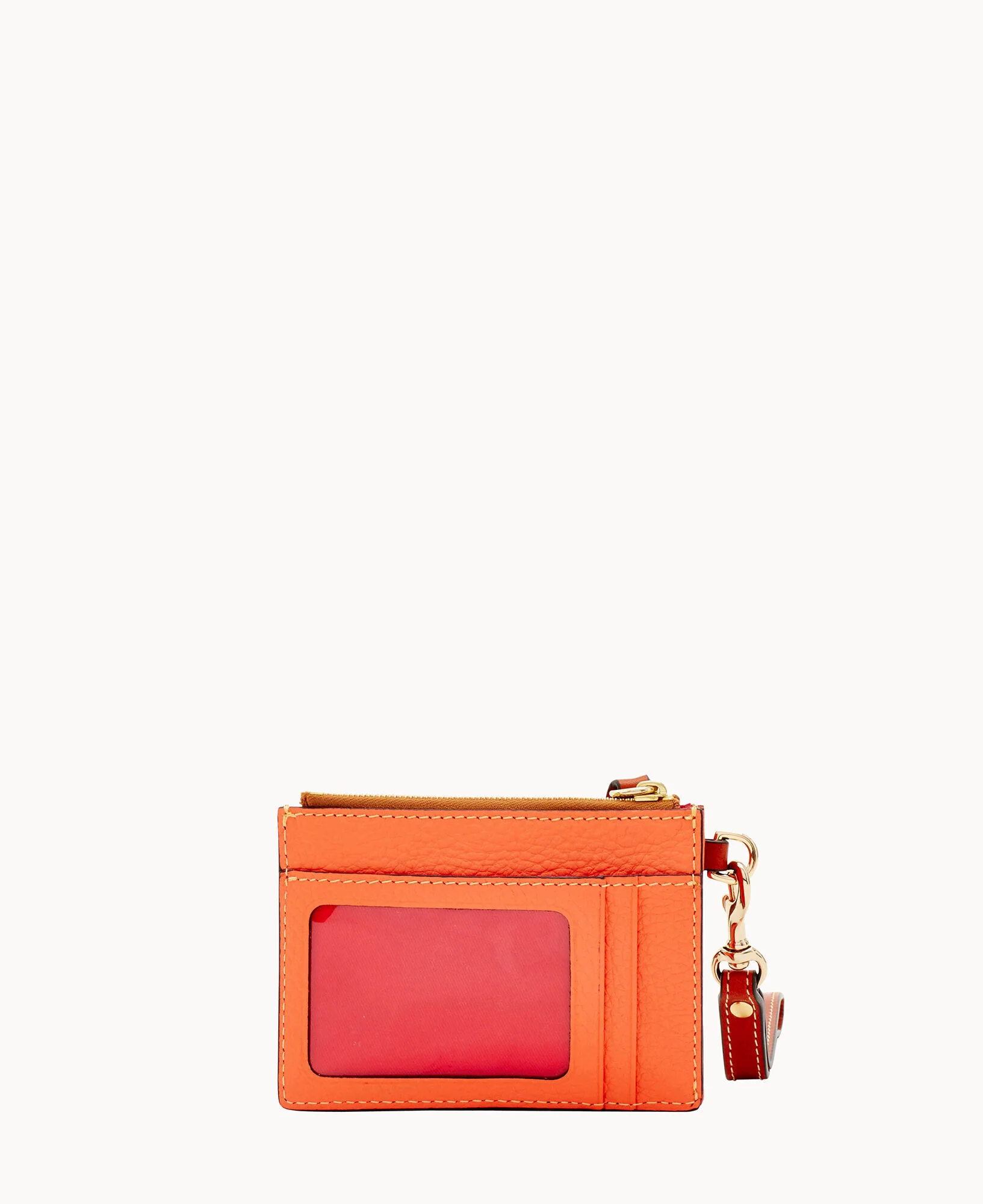 Pebble Grain Zip Top Card Case Wristlet - Image 64