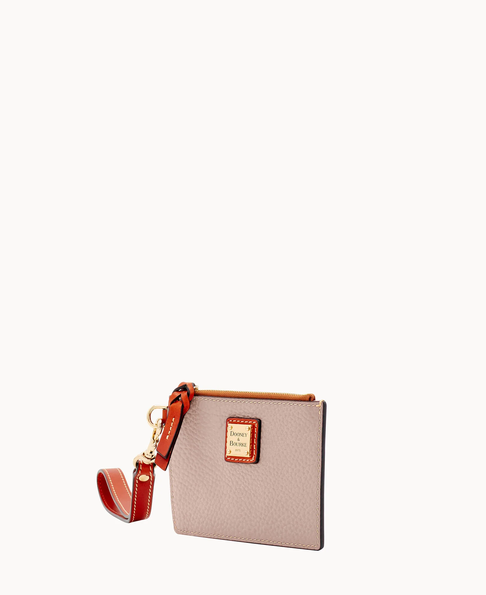 Pebble Grain Zip Top Card Case Wristlet - Image 78