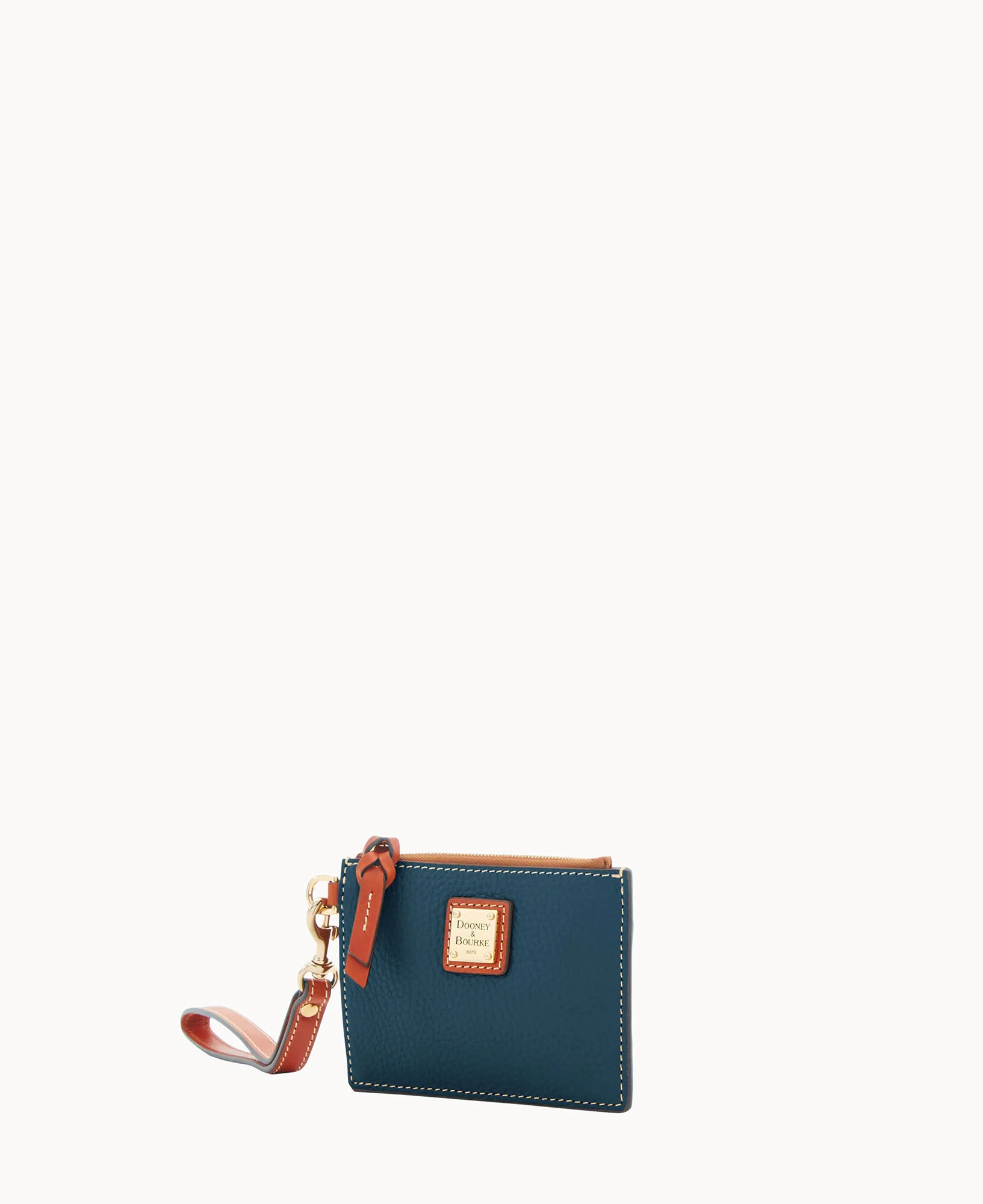 Pebble Grain Zip Top Card Case Wristlet - Image 90