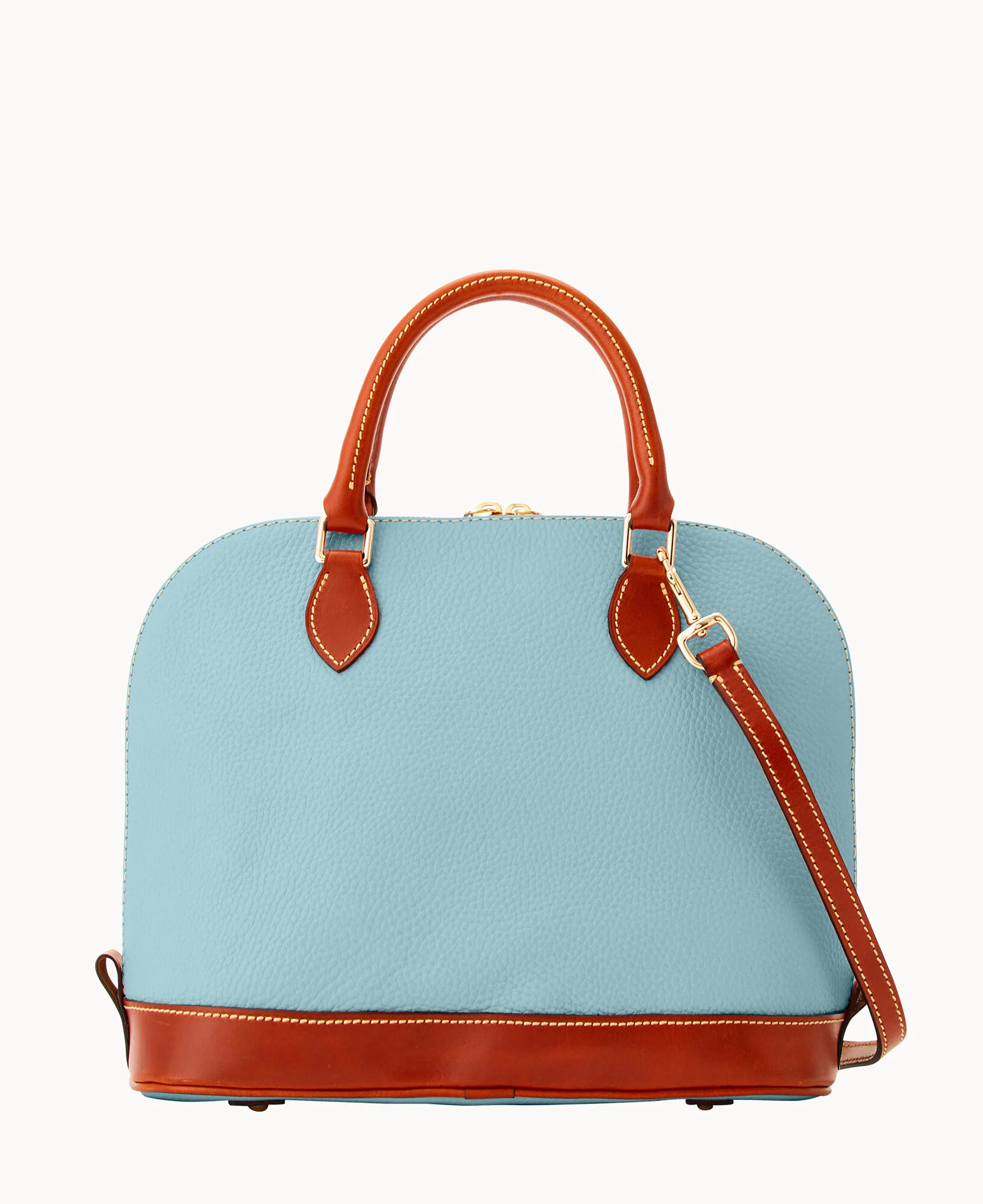 Pebble Grain Zip Zip Satchel - Image 103