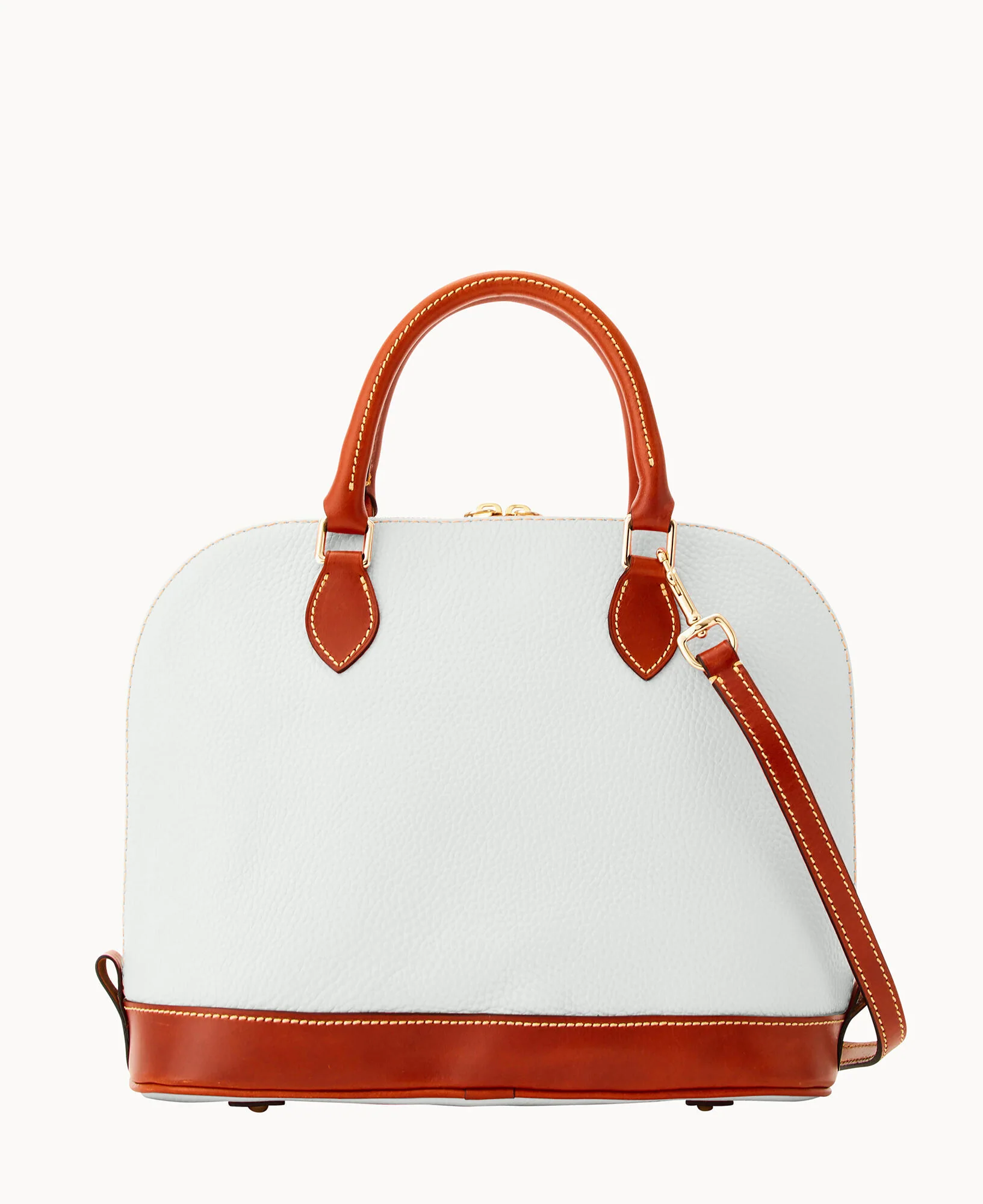 Pebble Grain Zip Zip Satchel - Image 108