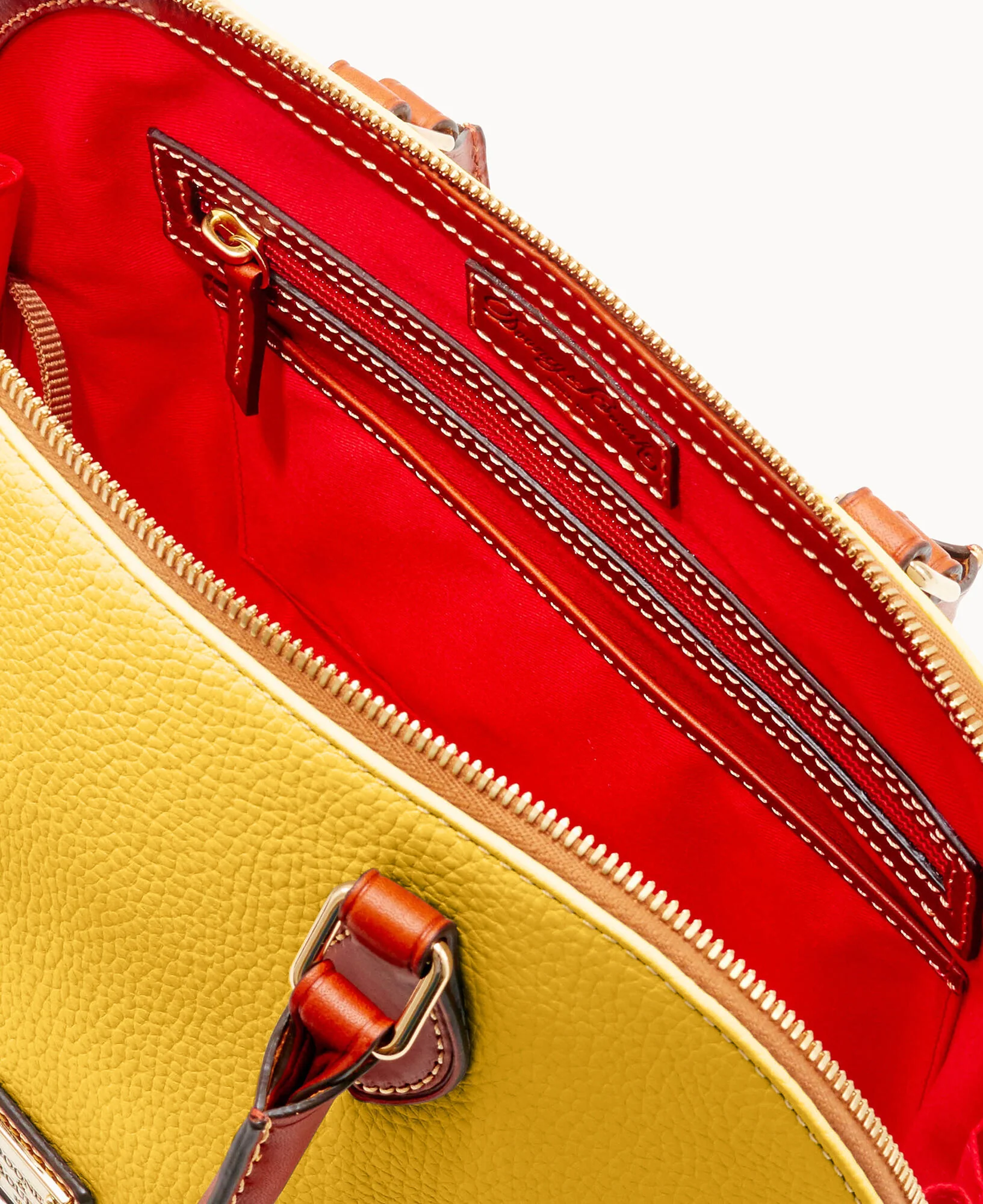 Pebble Grain Zip Zip Satchel - Image 116