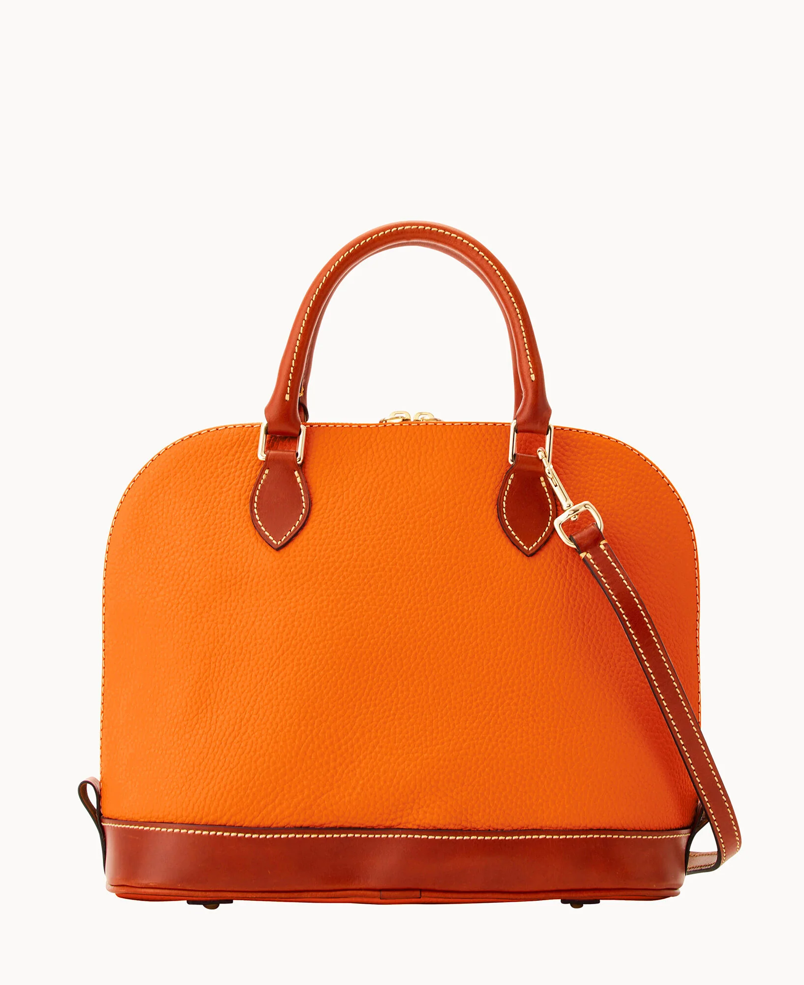 Pebble Grain Zip Zip Satchel - Image 19