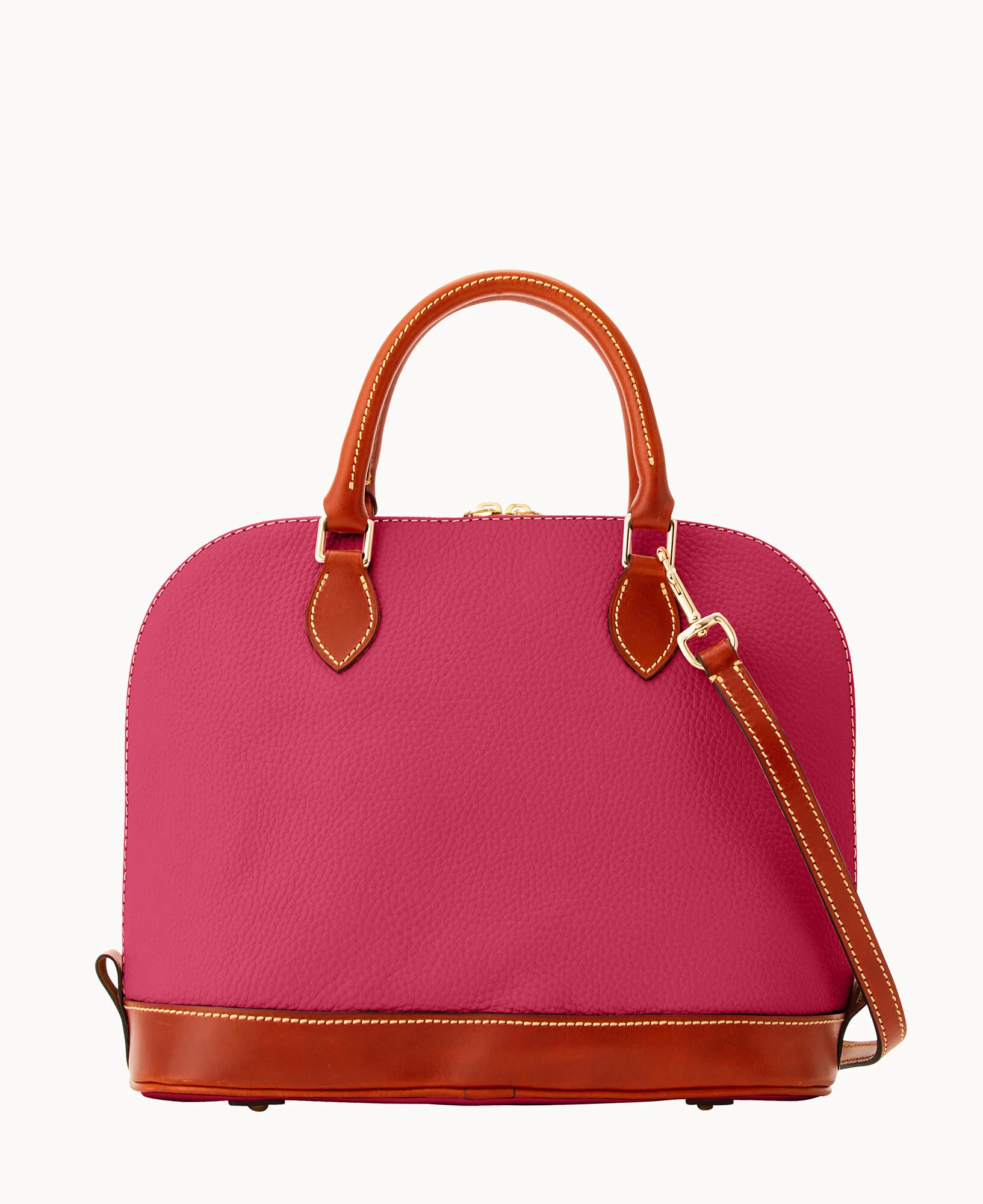 Pebble Grain Zip Zip Satchel - Image 39