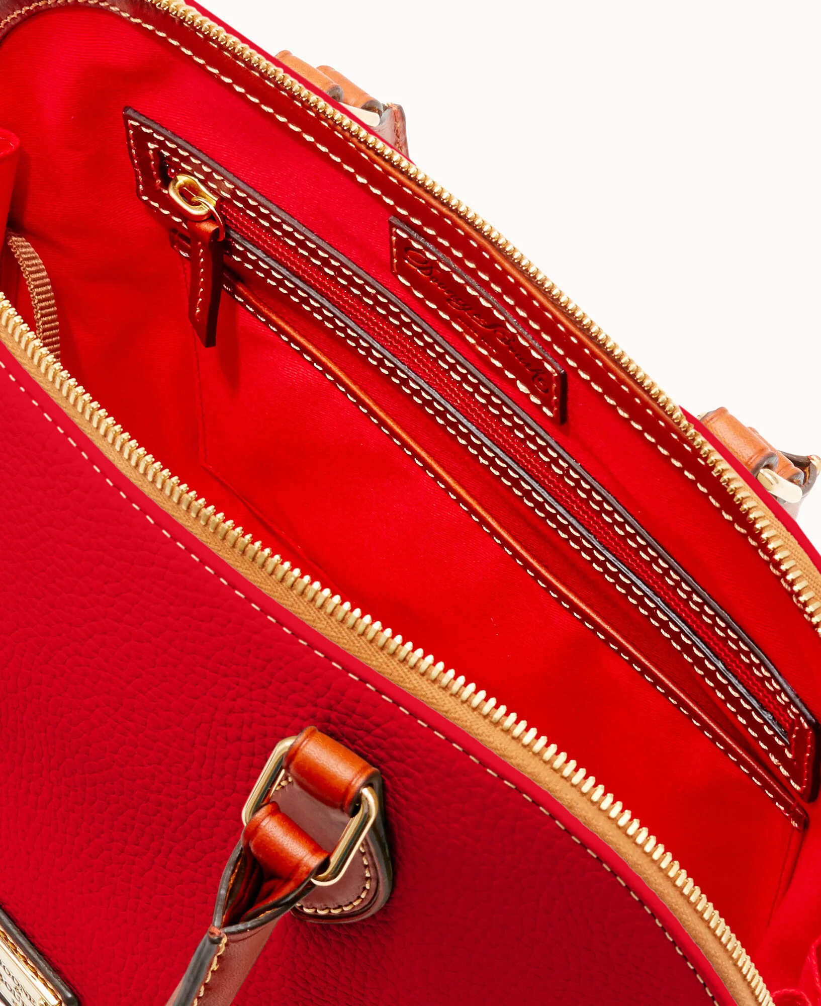 Pebble Grain Zip Zip Satchel - Image 43