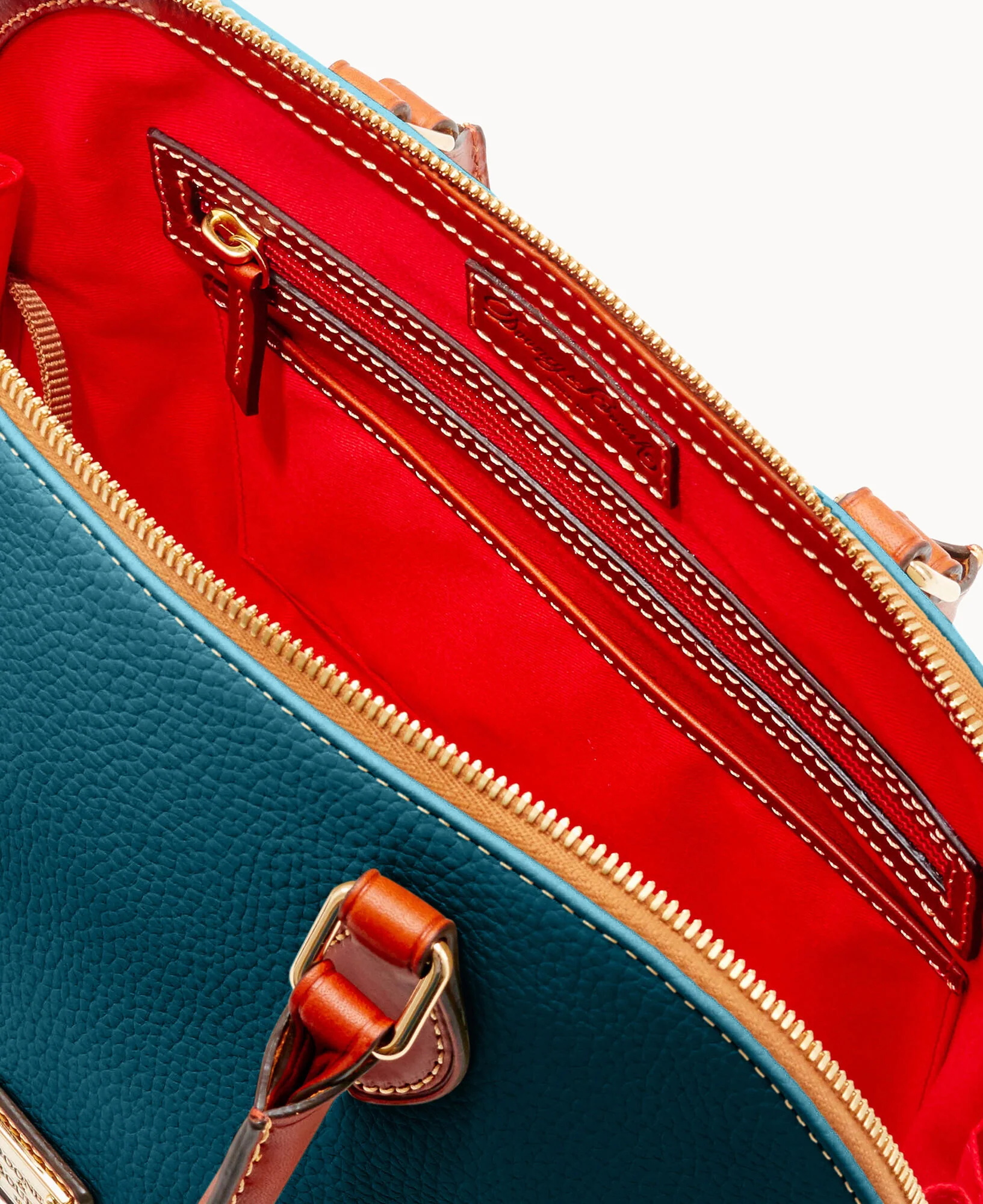 Pebble Grain Zip Zip Satchel - Image 53