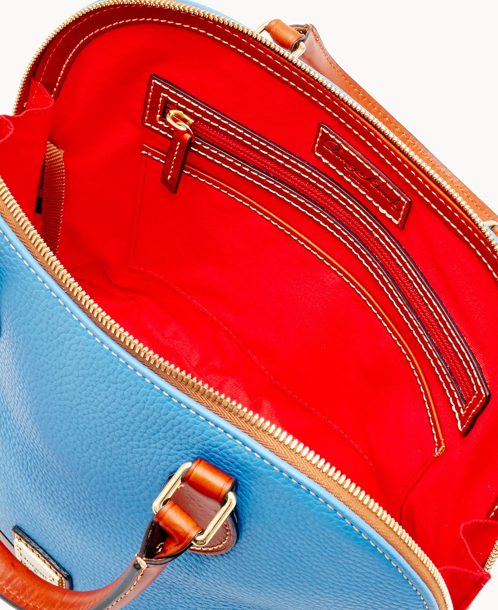 Pebble Grain Zip Zip Satchel - Image 63