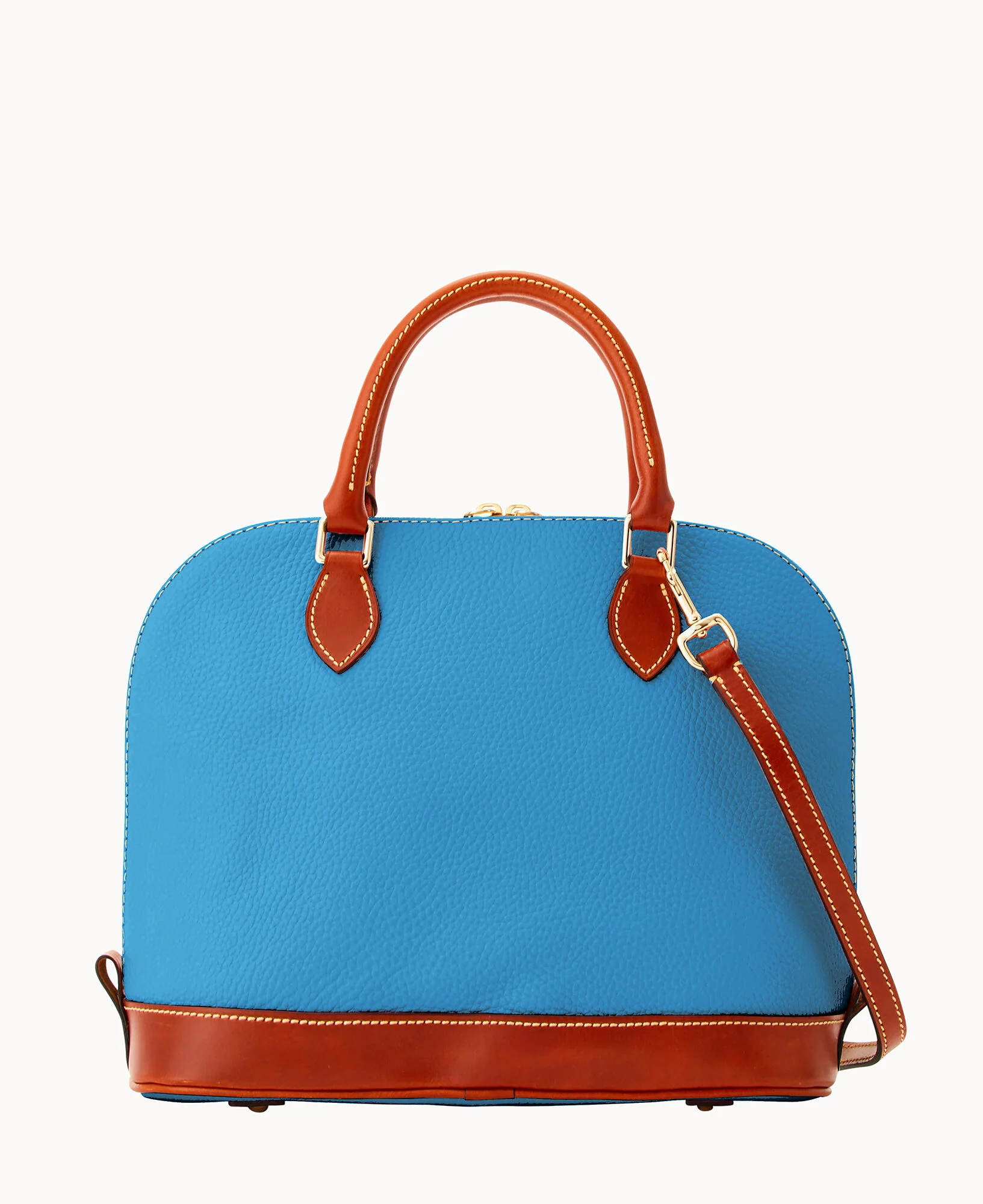 Pebble Grain Zip Zip Satchel - Image 64