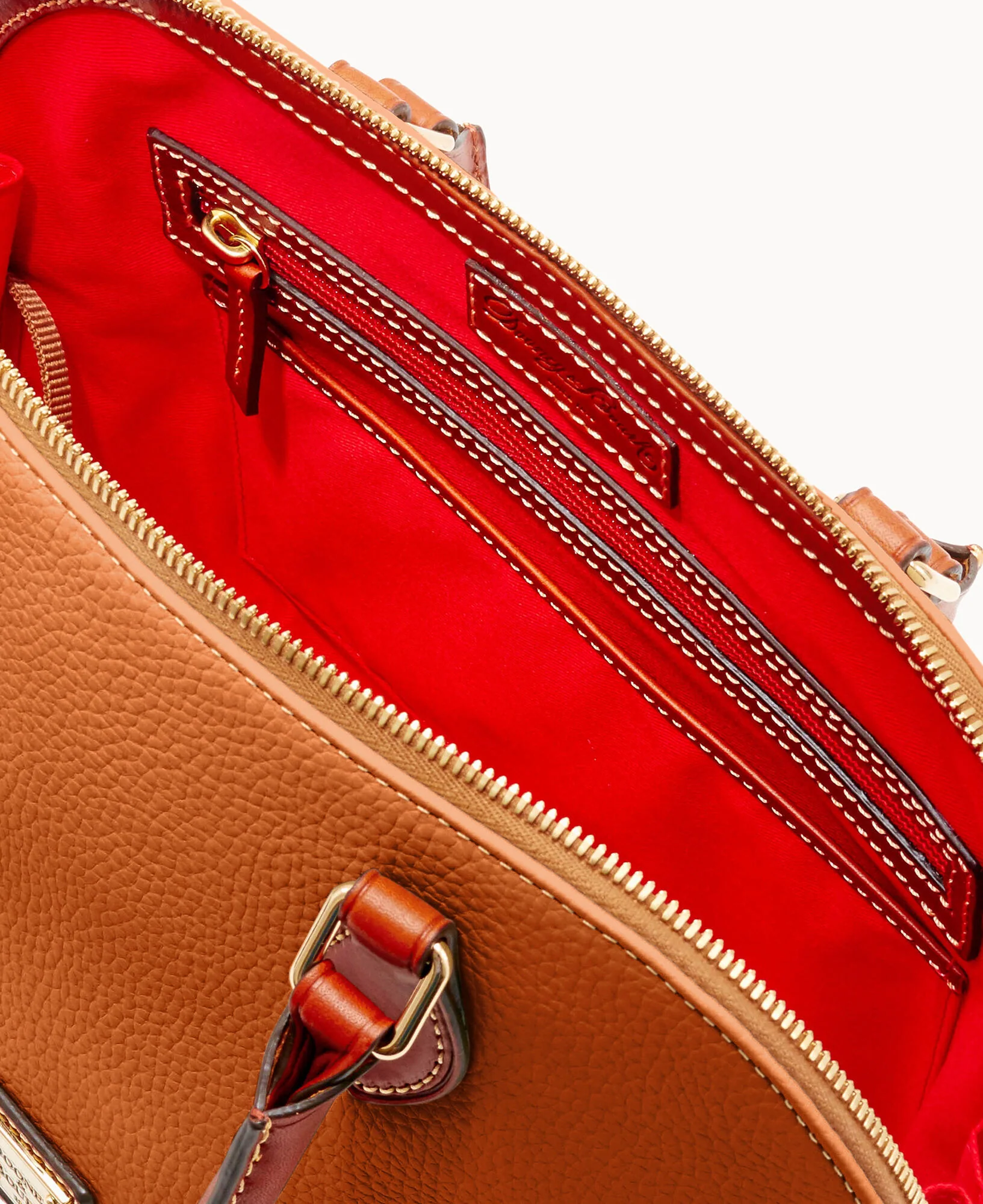 Pebble Grain Zip Zip Satchel - Image 82