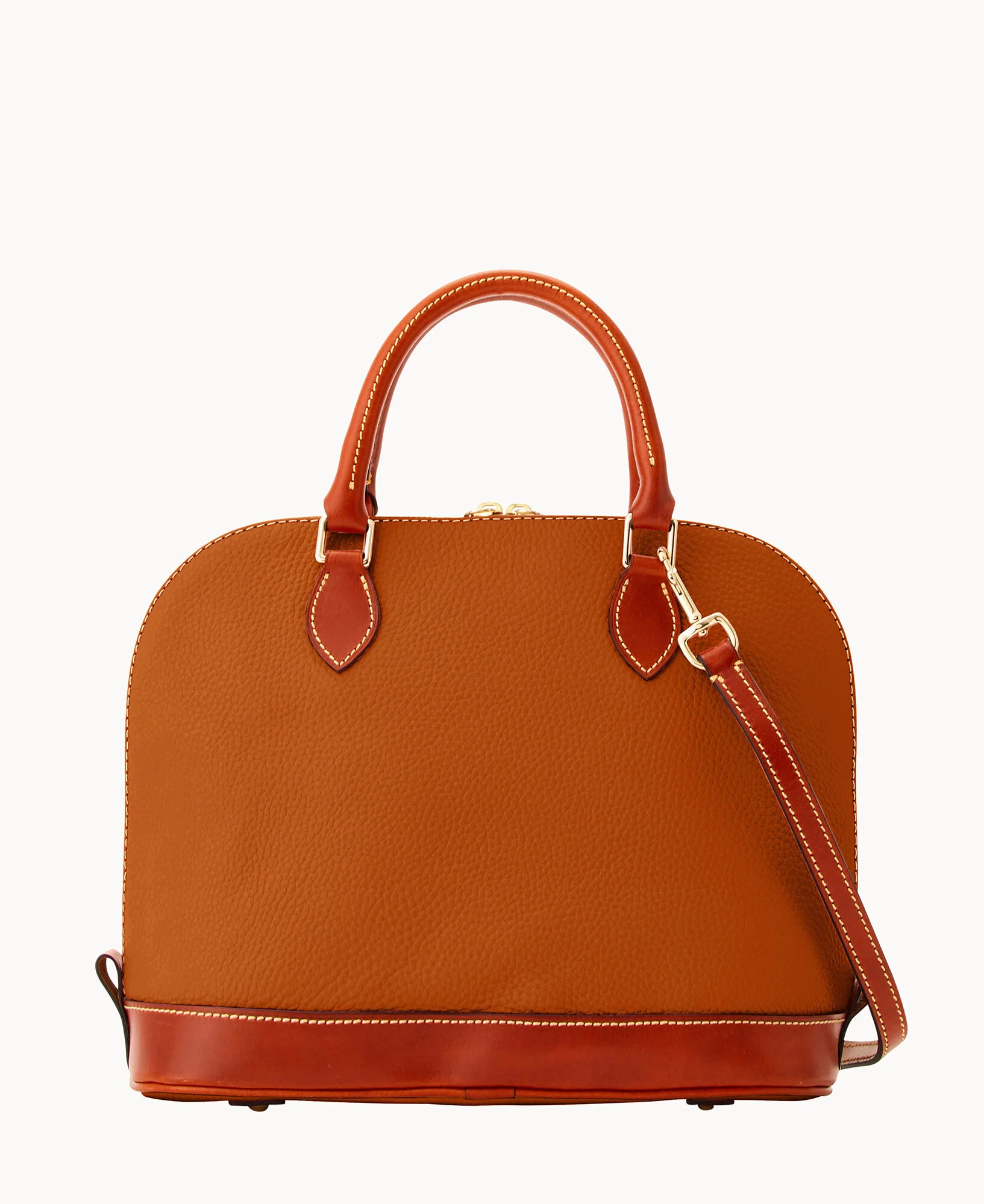Pebble Grain Zip Zip Satchel - Image 83