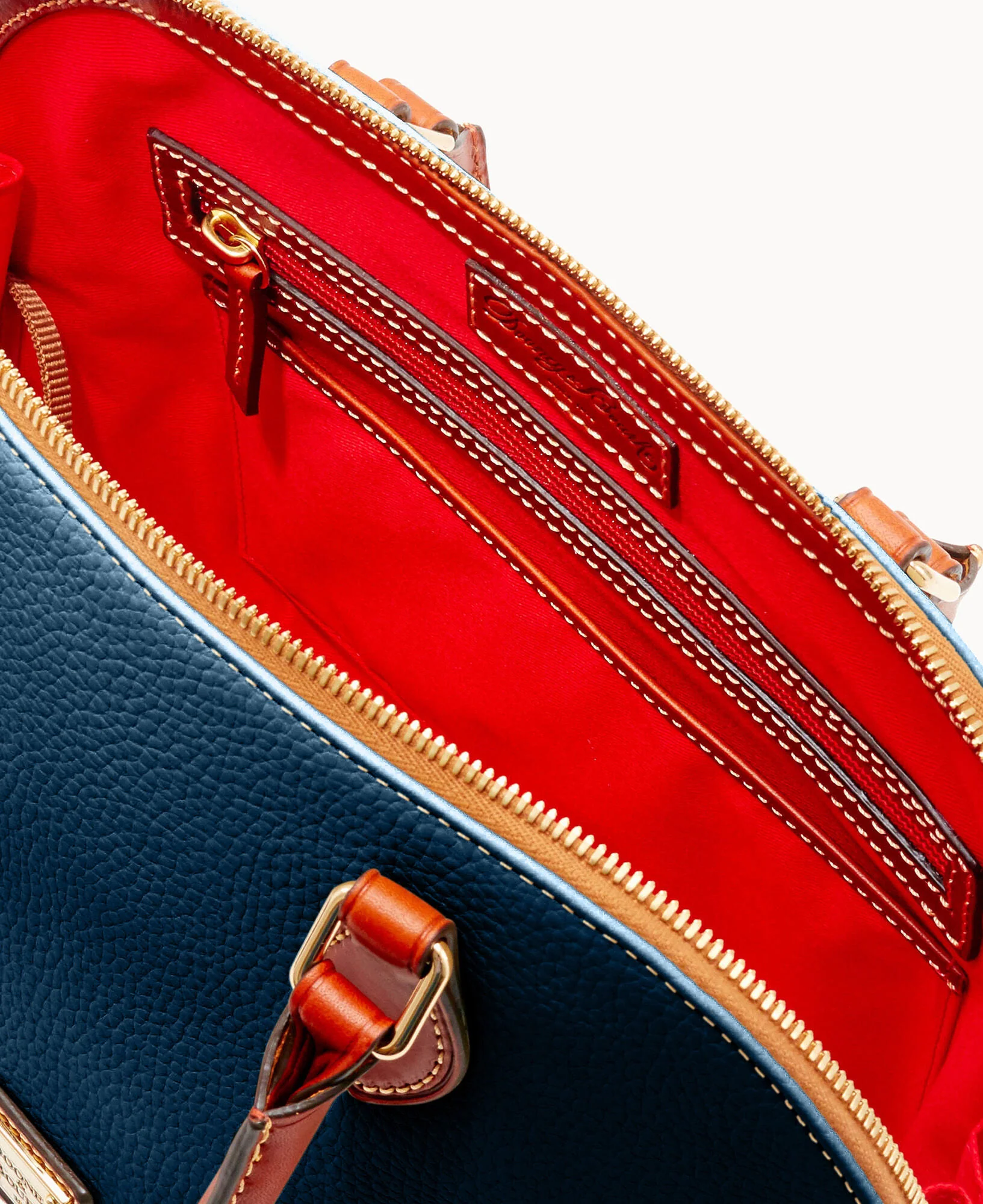 Pebble Grain Zip Zip Satchel - Image 97