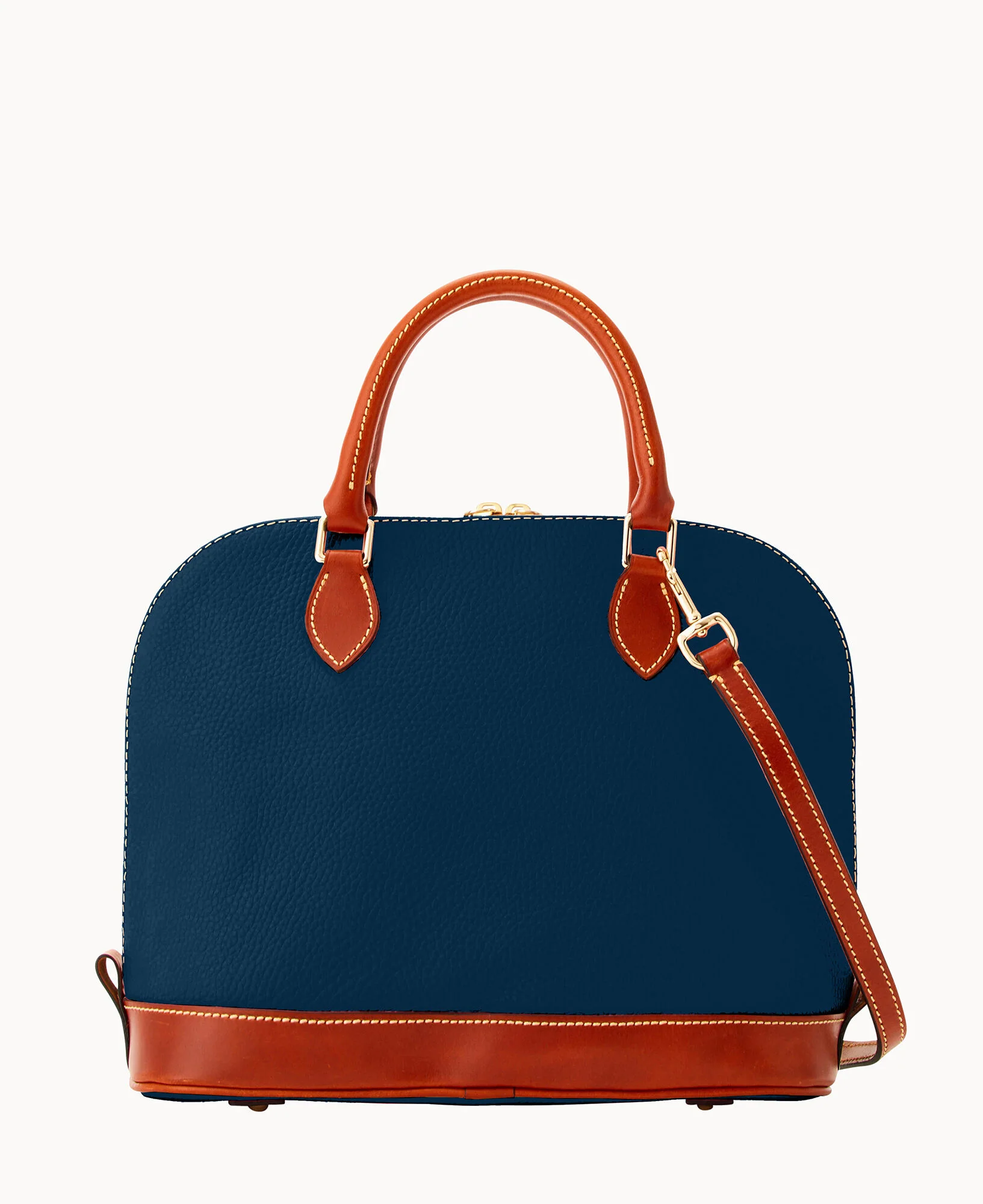 Pebble Grain Zip Zip Satchel - Image 98