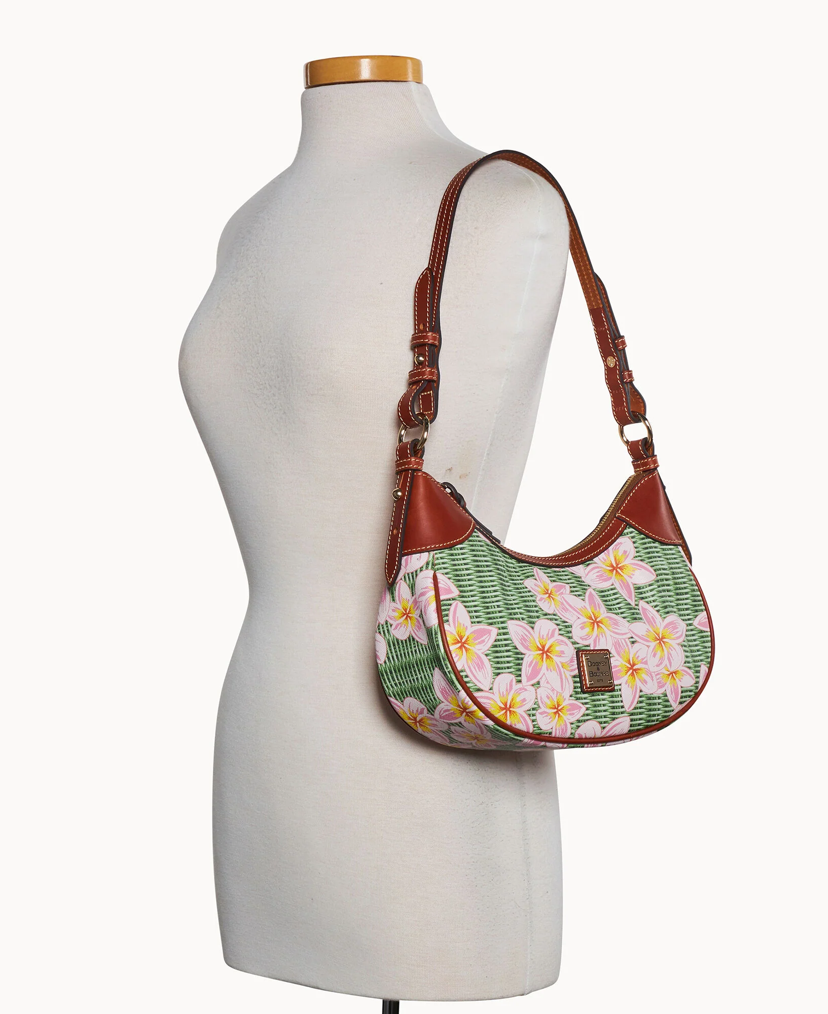 Plumeria Small Hobo - Image 8