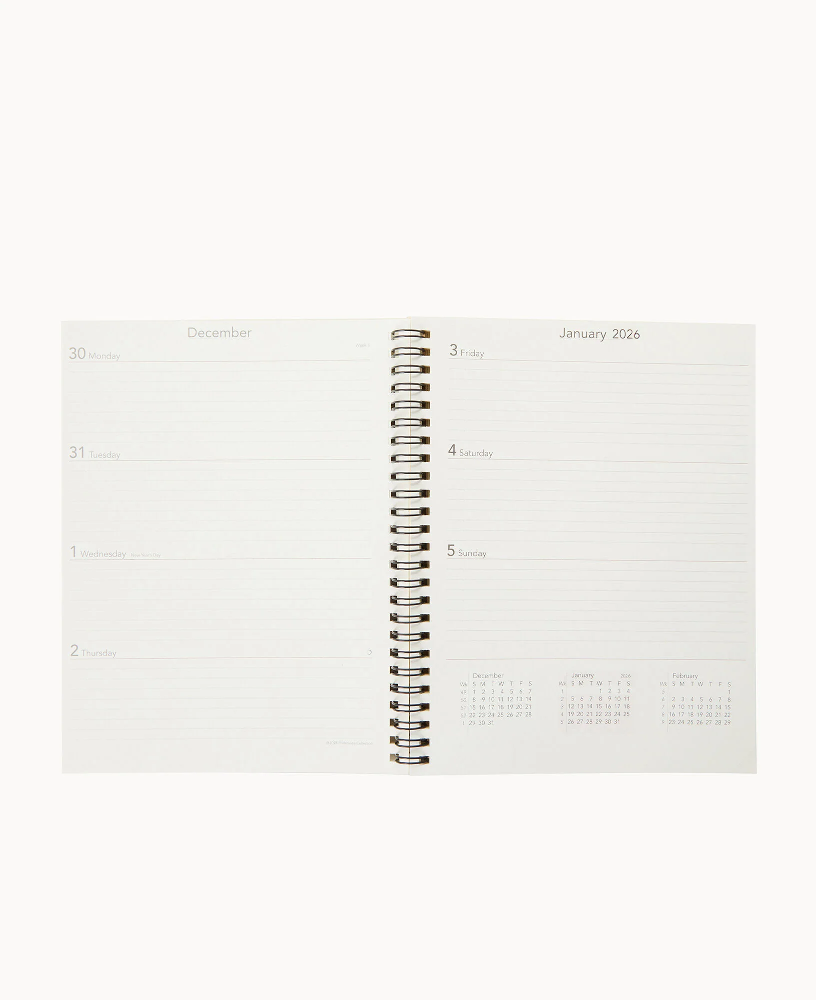 Refills 2026 Large Spiral Planner For W05 - Image 3