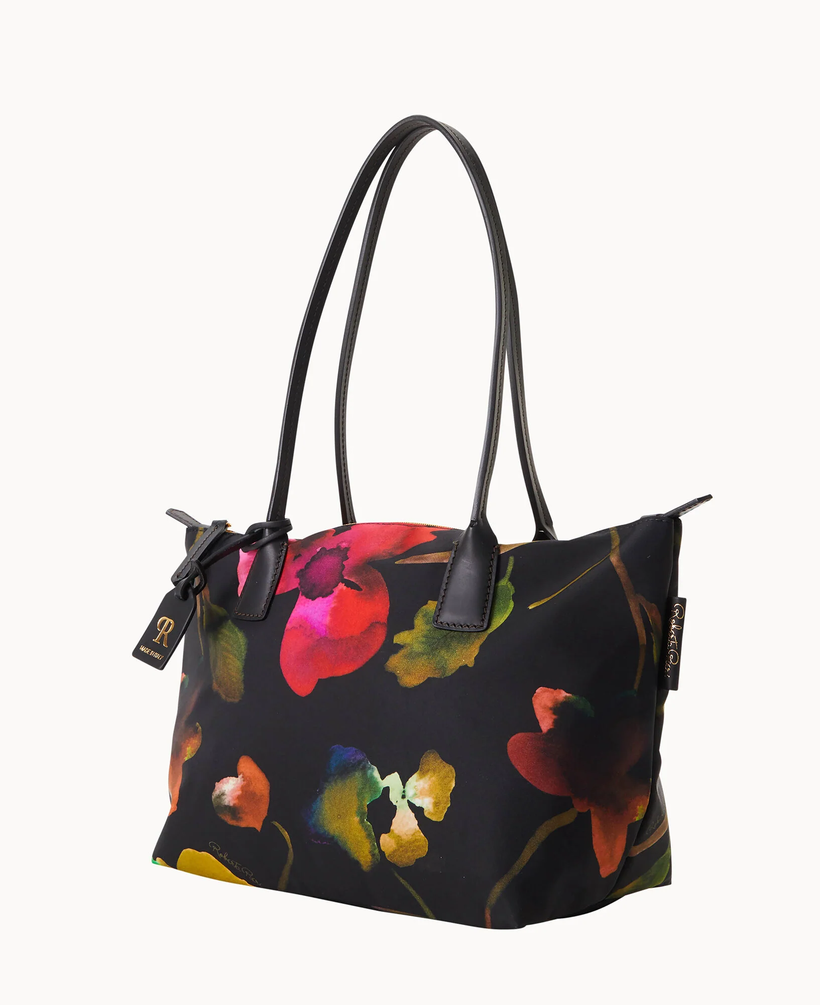 Roberta Pieri Flower Classic Sm Robertina Tote w Long Handle - Image 10