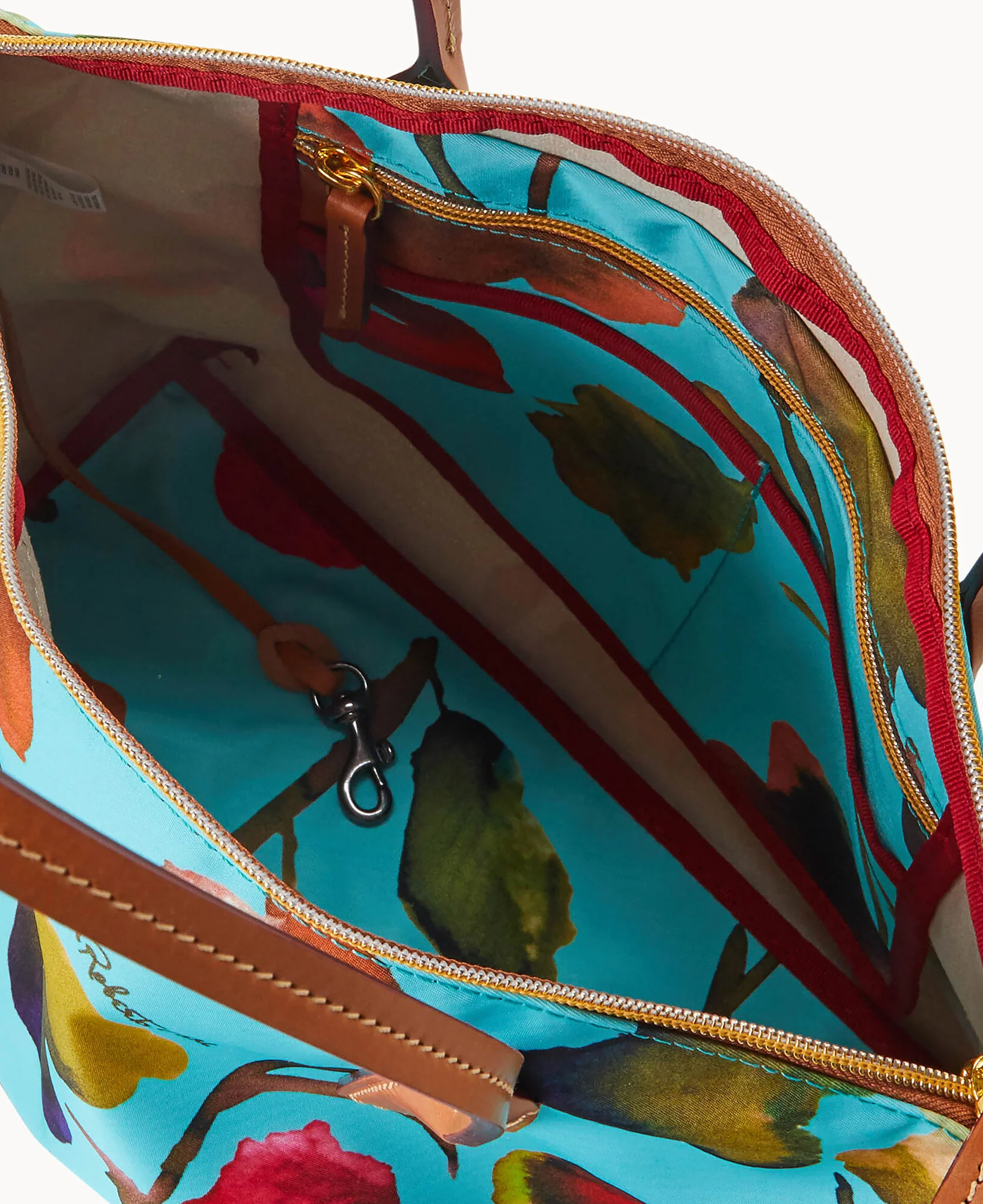Roberta Pieri Flower Classic Sm Robertina Tote w Long Handle - Image 7