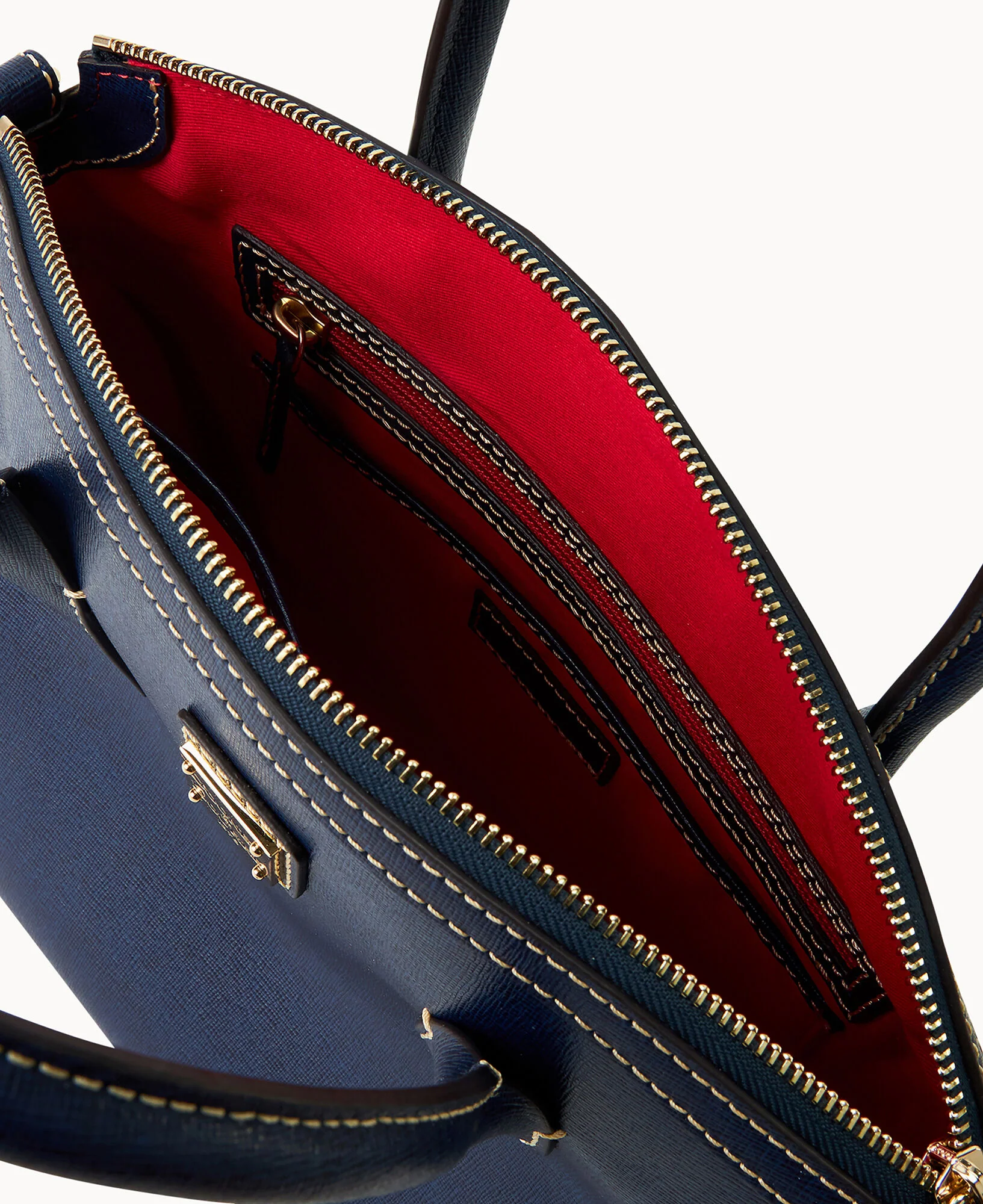 Saffiano Domed Satchel - Image 3