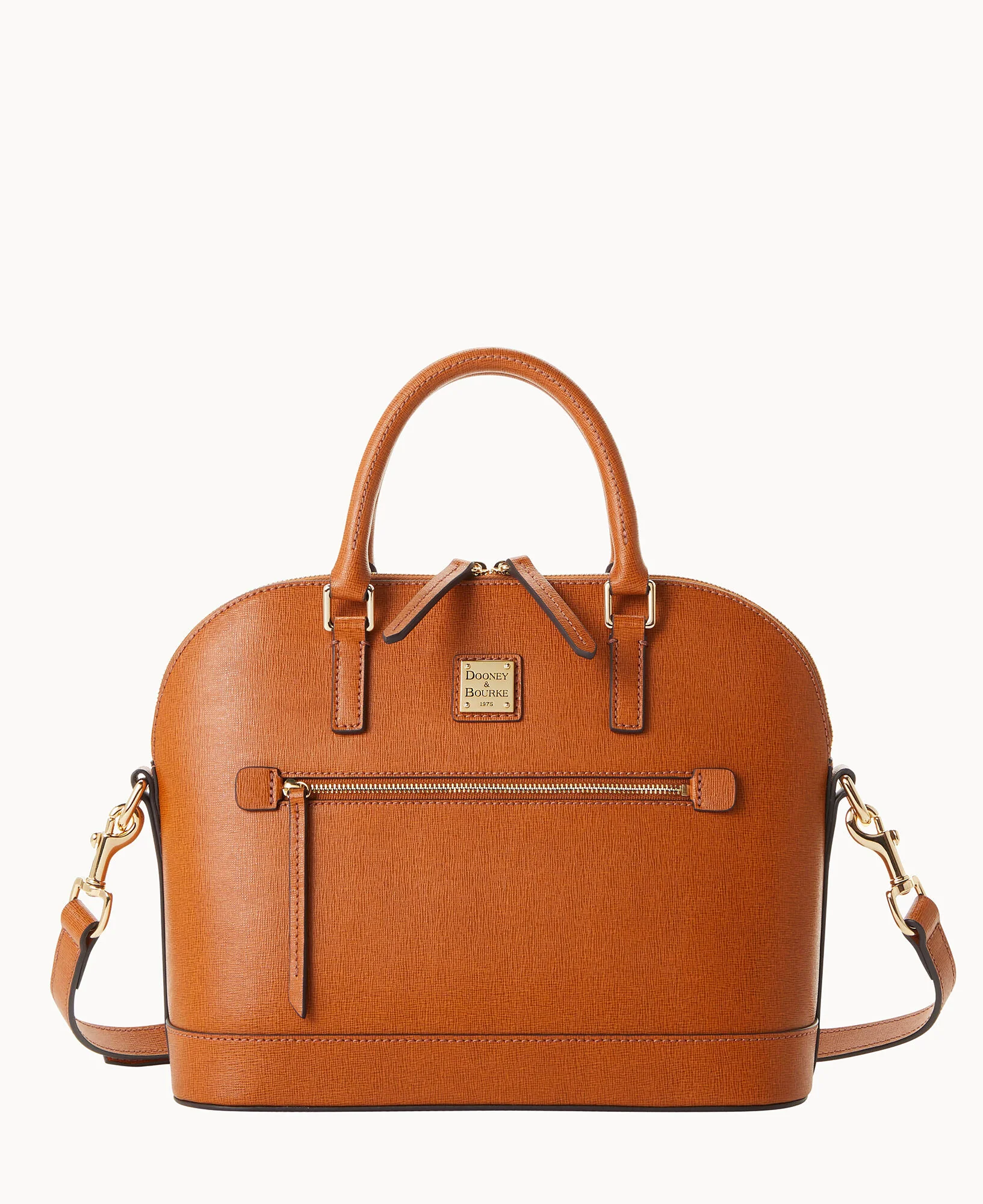 Saffiano Domed Zip Satchel - Image 34