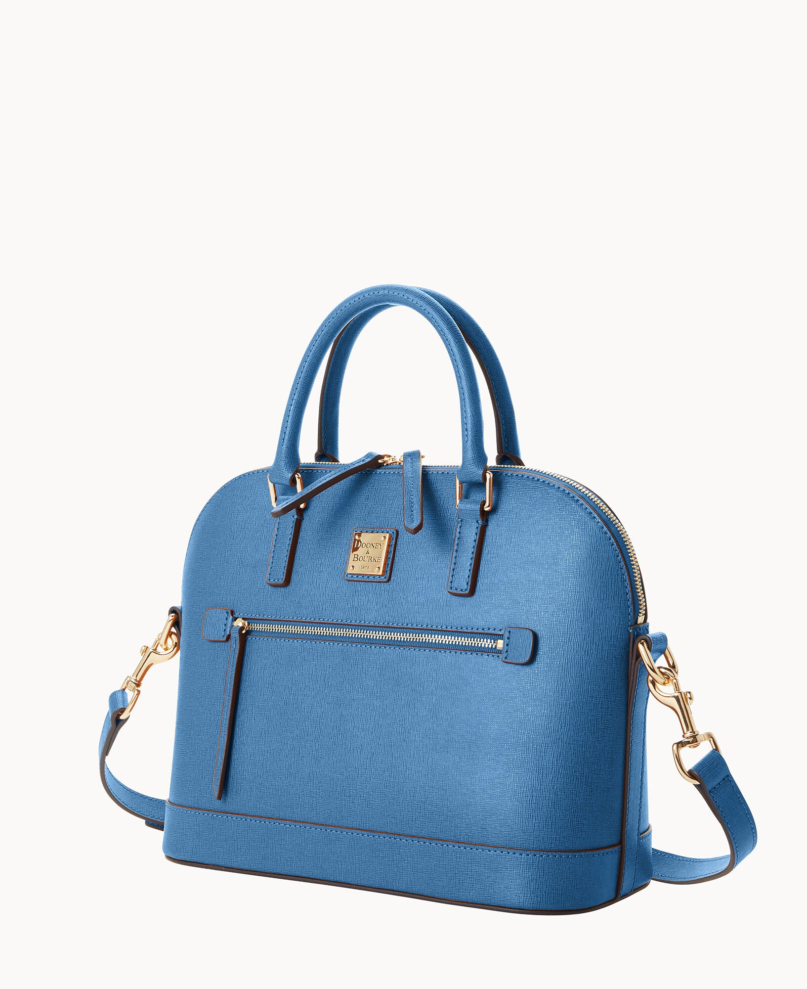 Saffiano Domed Zip Satchel - Image 43