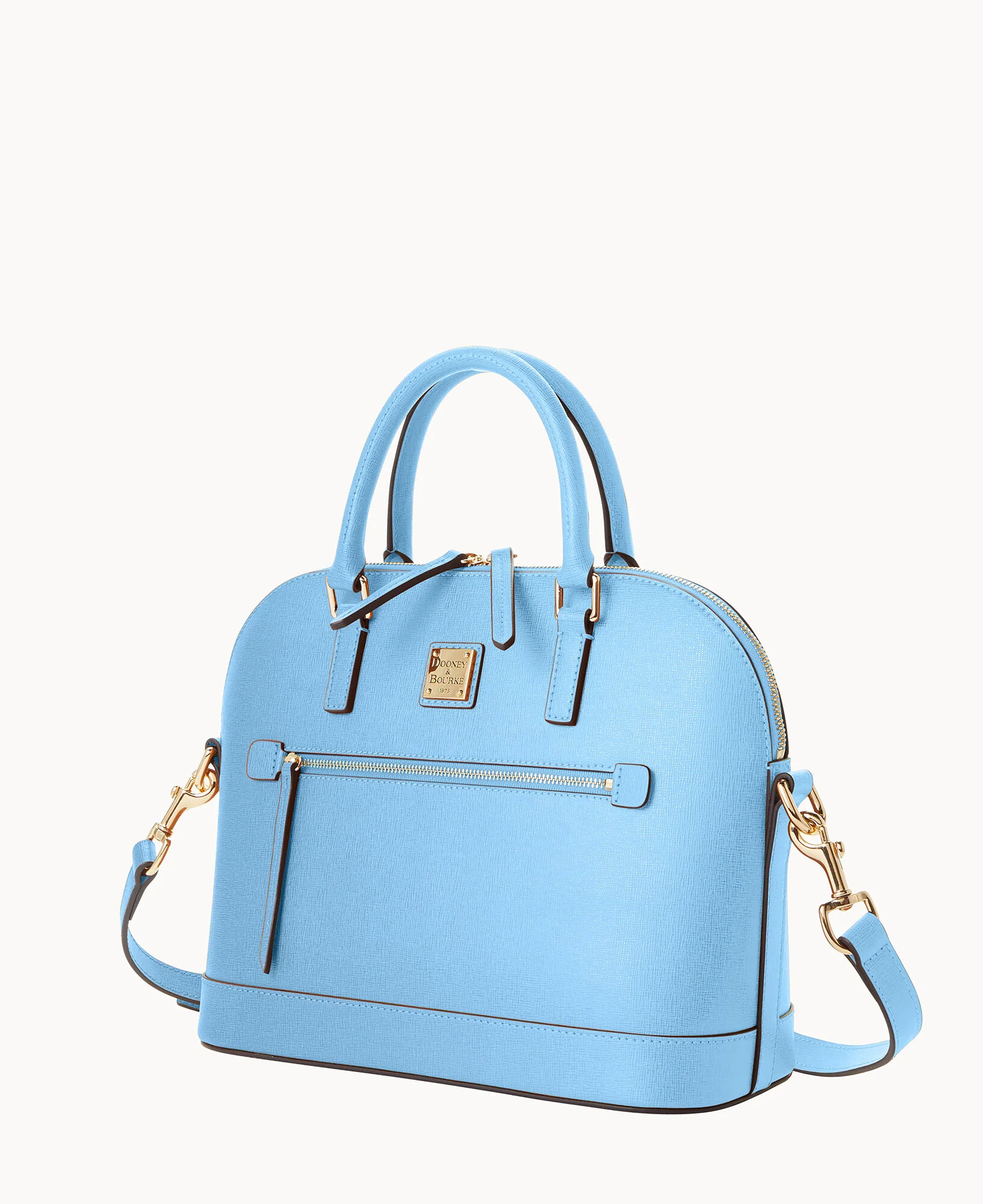 Saffiano Domed Zip Satchel - Image 67