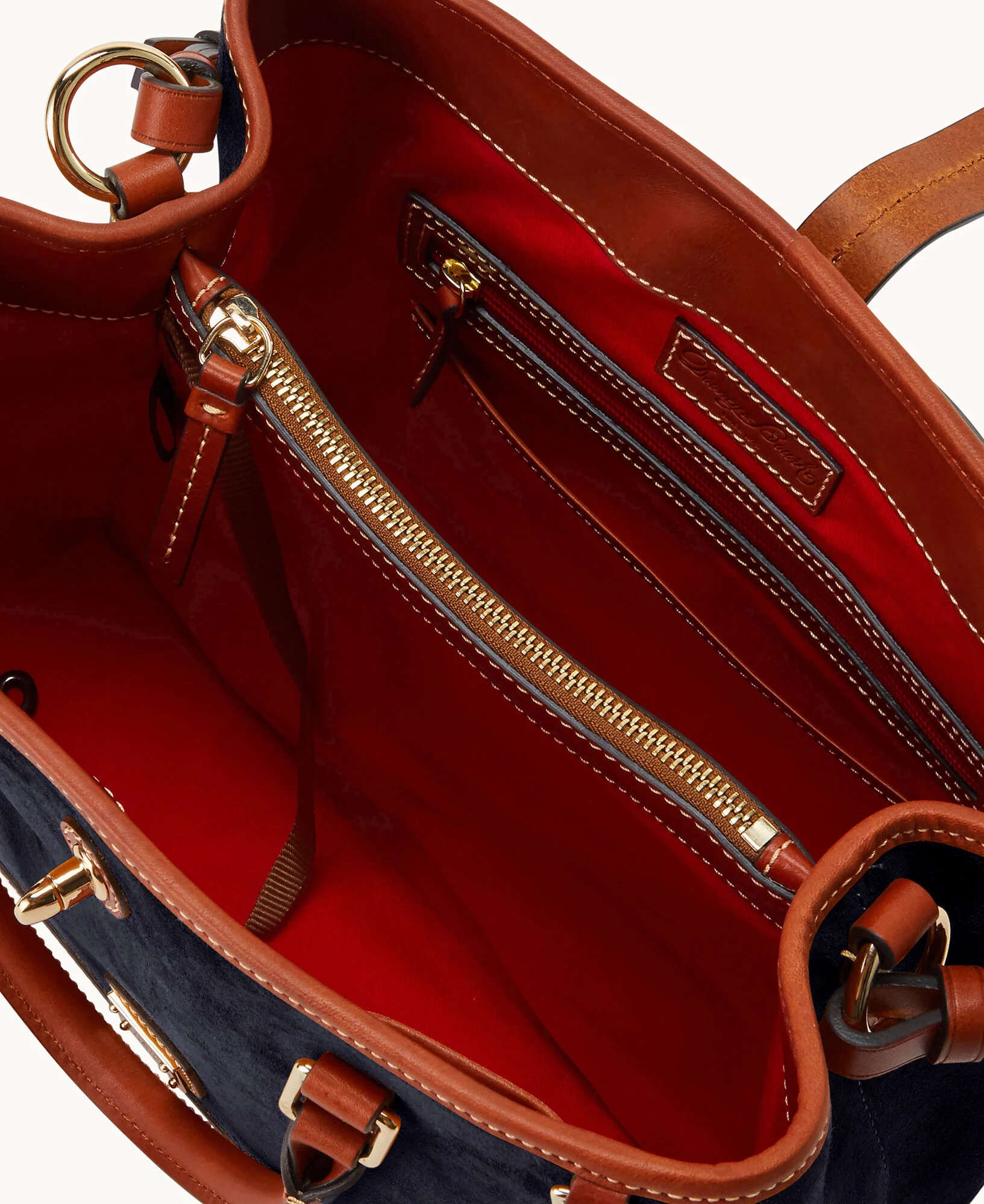Suede Perry Satchel - Image 13