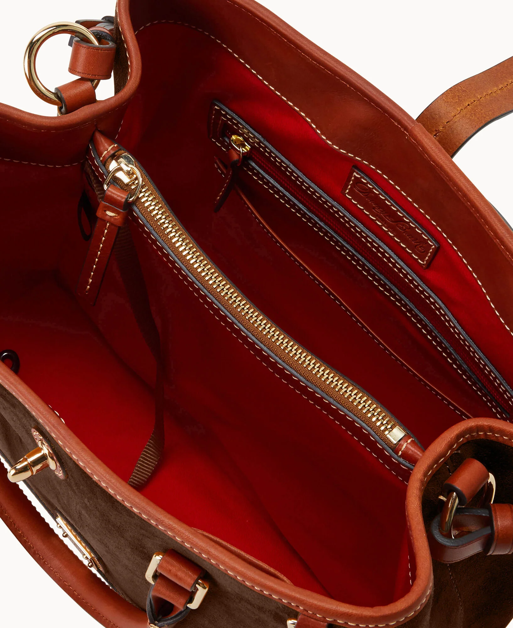 Suede Perry Satchel - Image 18