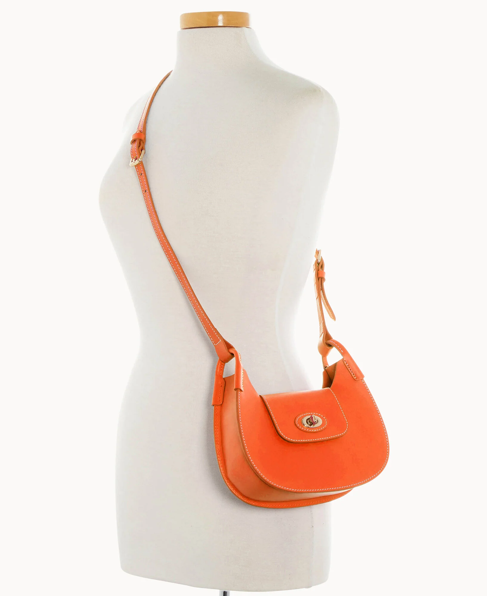 Sweety Leather Crossbody Hobo - Image 10